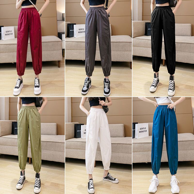 Quần Yếm Dài Đến Mắt Cá Chân Dáng Rộng Thời Trang Mùa Hè Cho Nữ