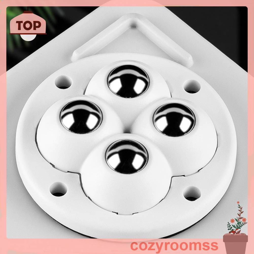 Bộ 4 Bánh Xe Mini Không Gây Tiếng Ồn Cho Thùng Rác