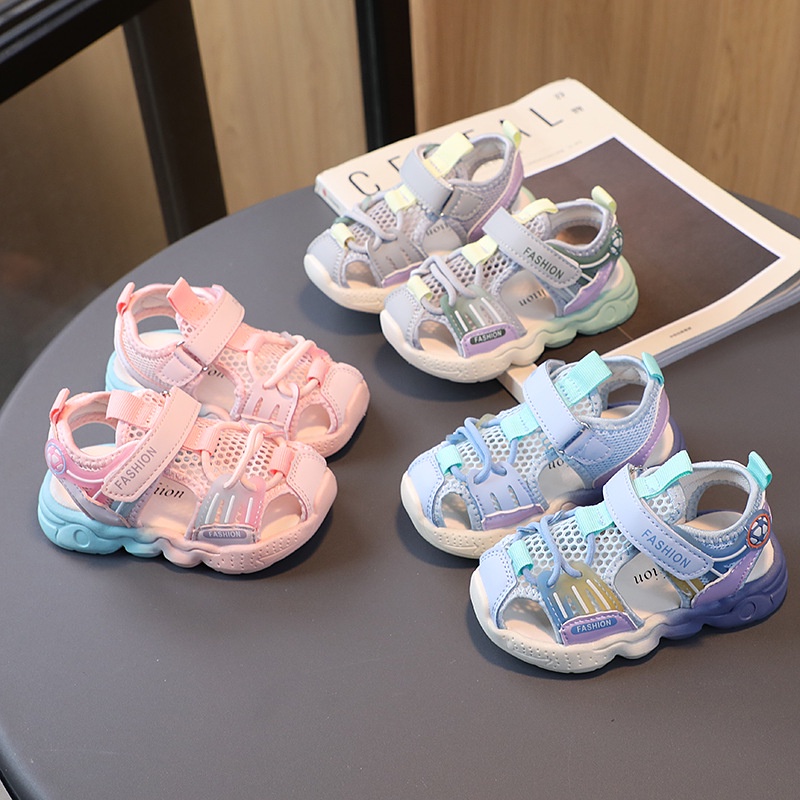 Giày Sandal Đế Mềm Chống Trượt Trọng Lượng Nhẹ Thời Trang Đi Biển Dành Cho Trẻ 1-12 Tuổi