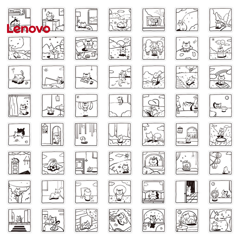 Bộ 60 Miếng Dán Trang Trí Điện Thoại Hình Hoa Hướng Dương Trắng Đen Không Phai Màu Có Thể Tháo Rời