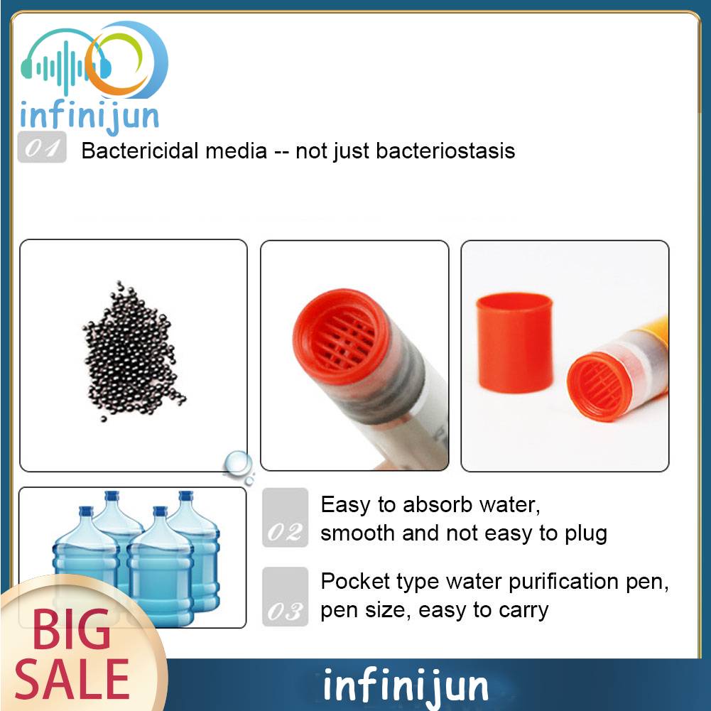 Bút Lọc Nước Khẩn Cấp Bỏ Túi Kèm Ống Hút