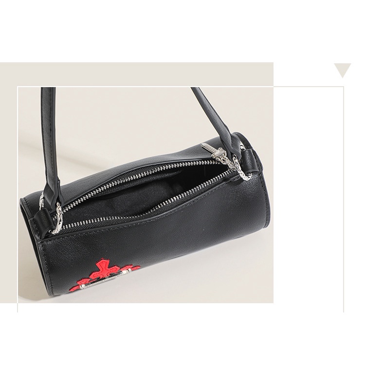 Túi Đeo Vai Hình Tròn Màu Tương Phản Mẫu Mới 2023 Thời Trang Cho Nữ