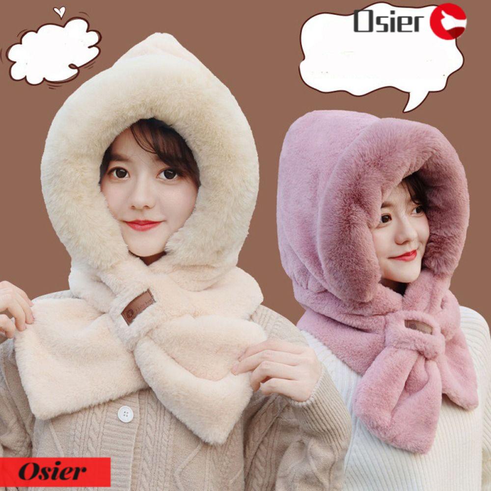 OSIER1 Mũ Beanie Hình Gấu Dễ Thương Cho Nữ
