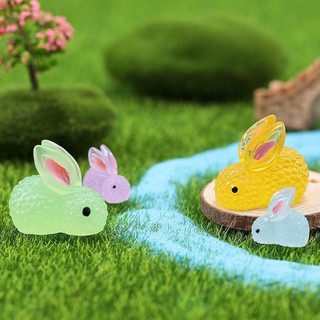 Đồ chơi, đồ trang trí thỏ phát sáng Mini 10 miếng