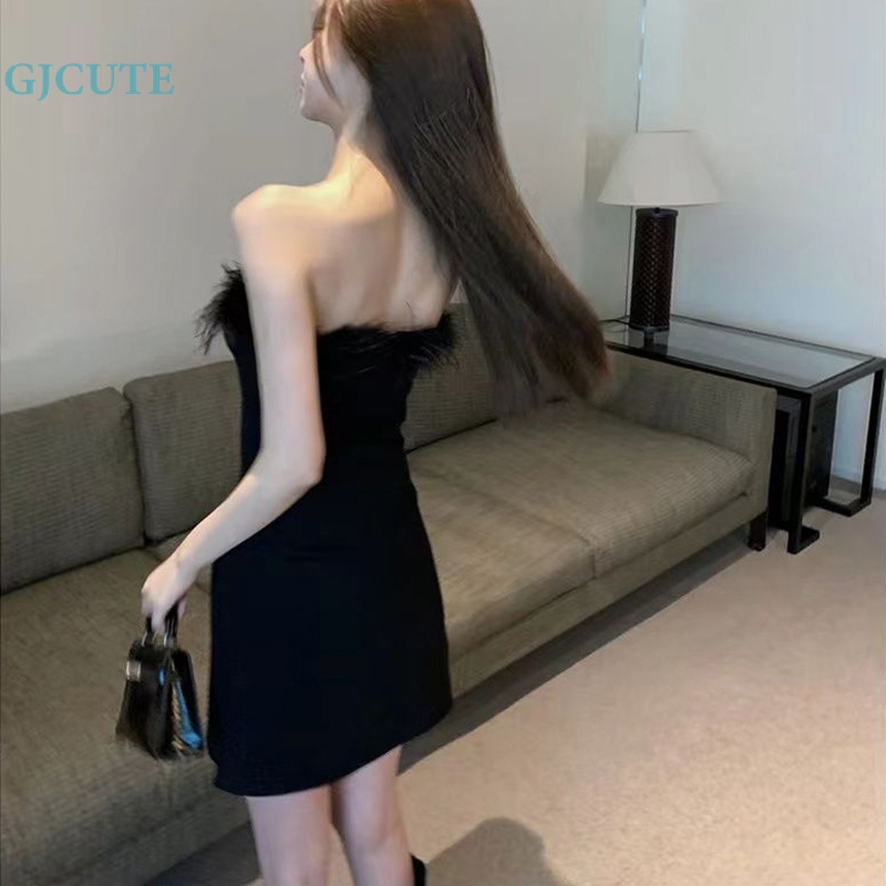 Đầm Mini Không Dây Mùa Hè Gợi Cảm Cho Nữ WTD