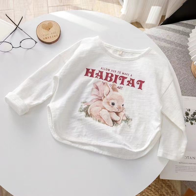 Áo Sơ Mi cotton Cổ Bẻ In Họa Tiết Thời Trang Cho Bé Gái