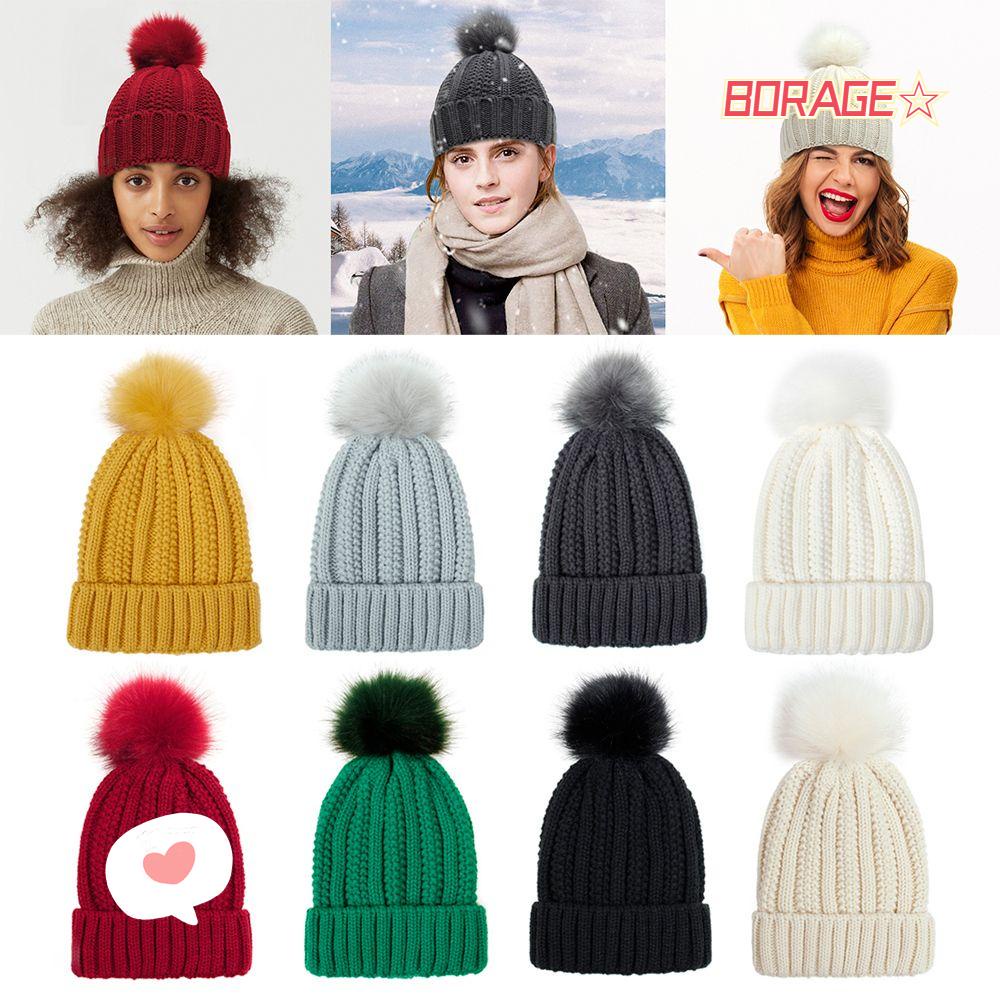 BORAG Mũ Beanie Vải Satin Mềm Mại Thời Trang Cho Nữ