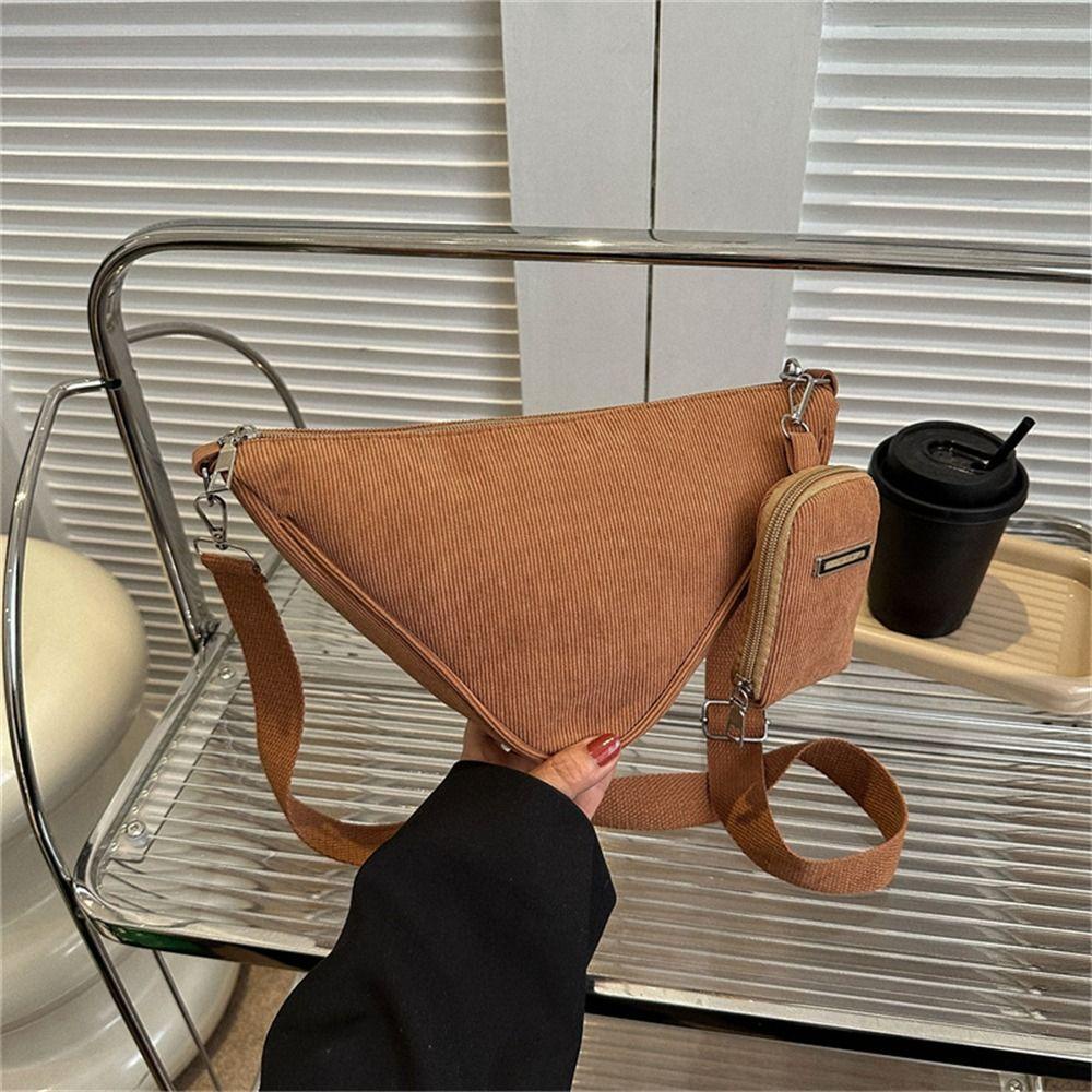 PINEVN Túi Đeo Chéo Ngực Màu Trơn Mềm Mại Thời Trang