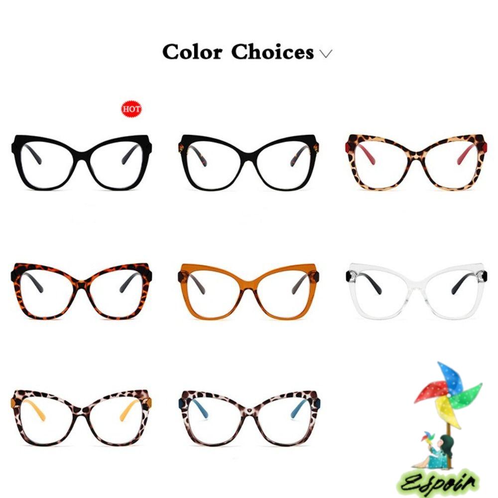 ESPO Kính Bản Lề Chống Ánh Sáng Xanh Phong Cách Cổ Điển Mới Cho Nữ