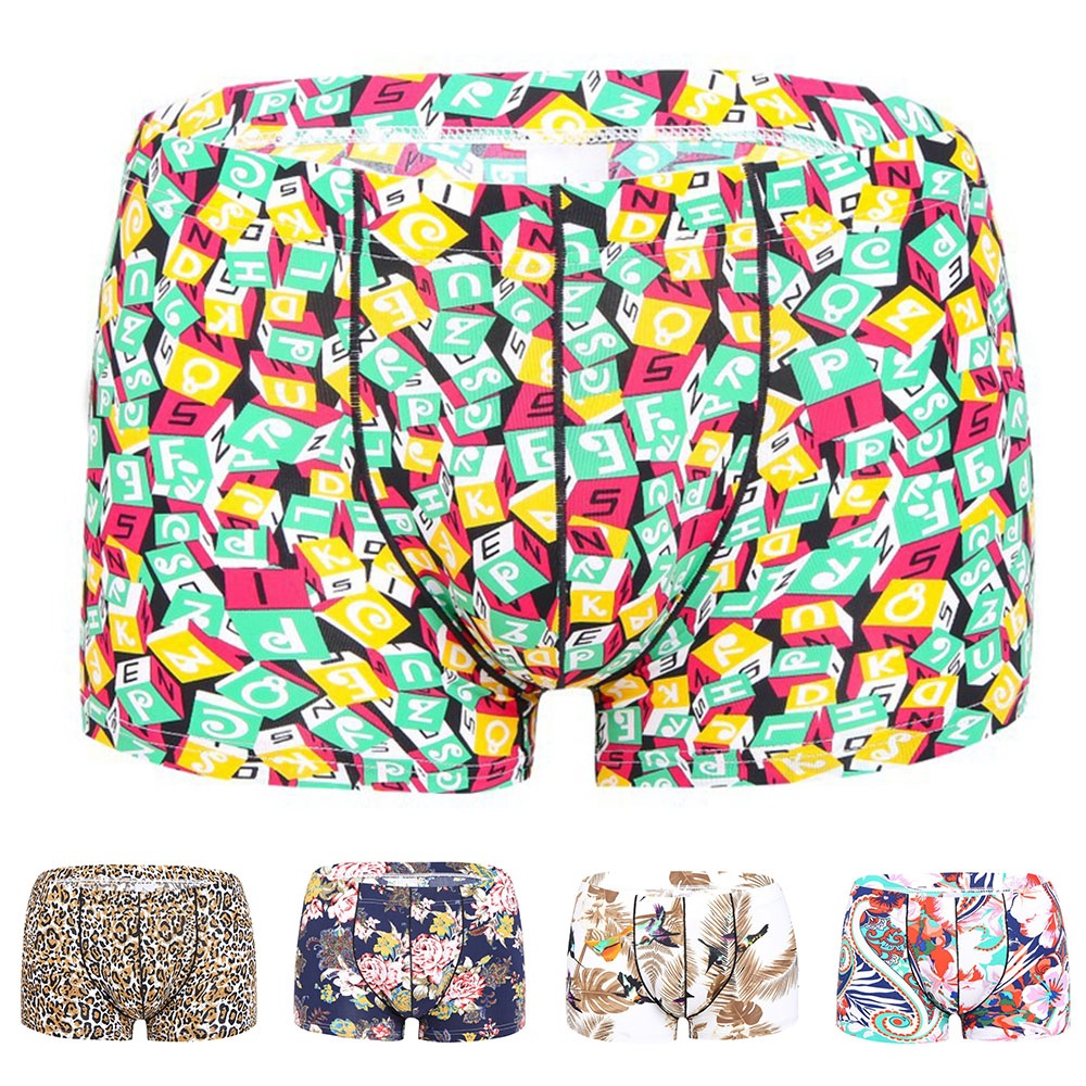 Quần Lót Boxer Nhiều Họa Tiết Thoải Mái Và Thoải Mái Cho Nam