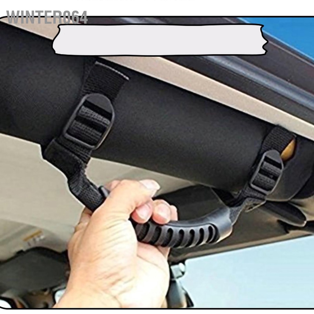 Winter064 Thanh cuộn Top Grab Handle Thiết kế công thái học Tay cầm thoải mái Khả năng chịu lực thay thế cho Wrangler