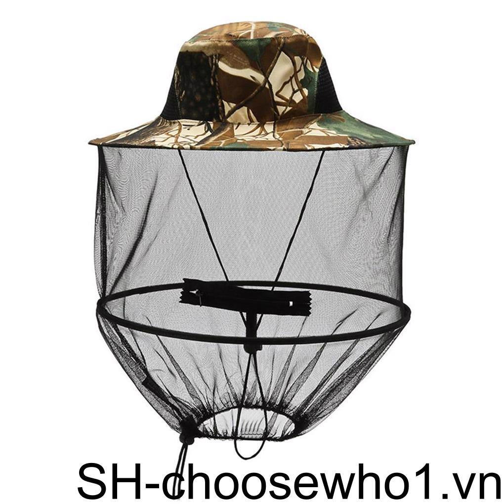 Mũ Chống Nắng Phối Lưới Nhiều Màu Sắc Bảo Vệ Toàn Diện Dùng Khi Đi Câu Cá / Leo Núi