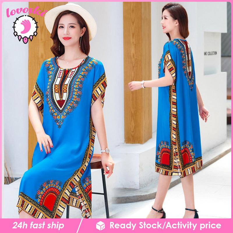 Đầm Nữ Dáng Rộng Phong Cách Boho Thời Trang