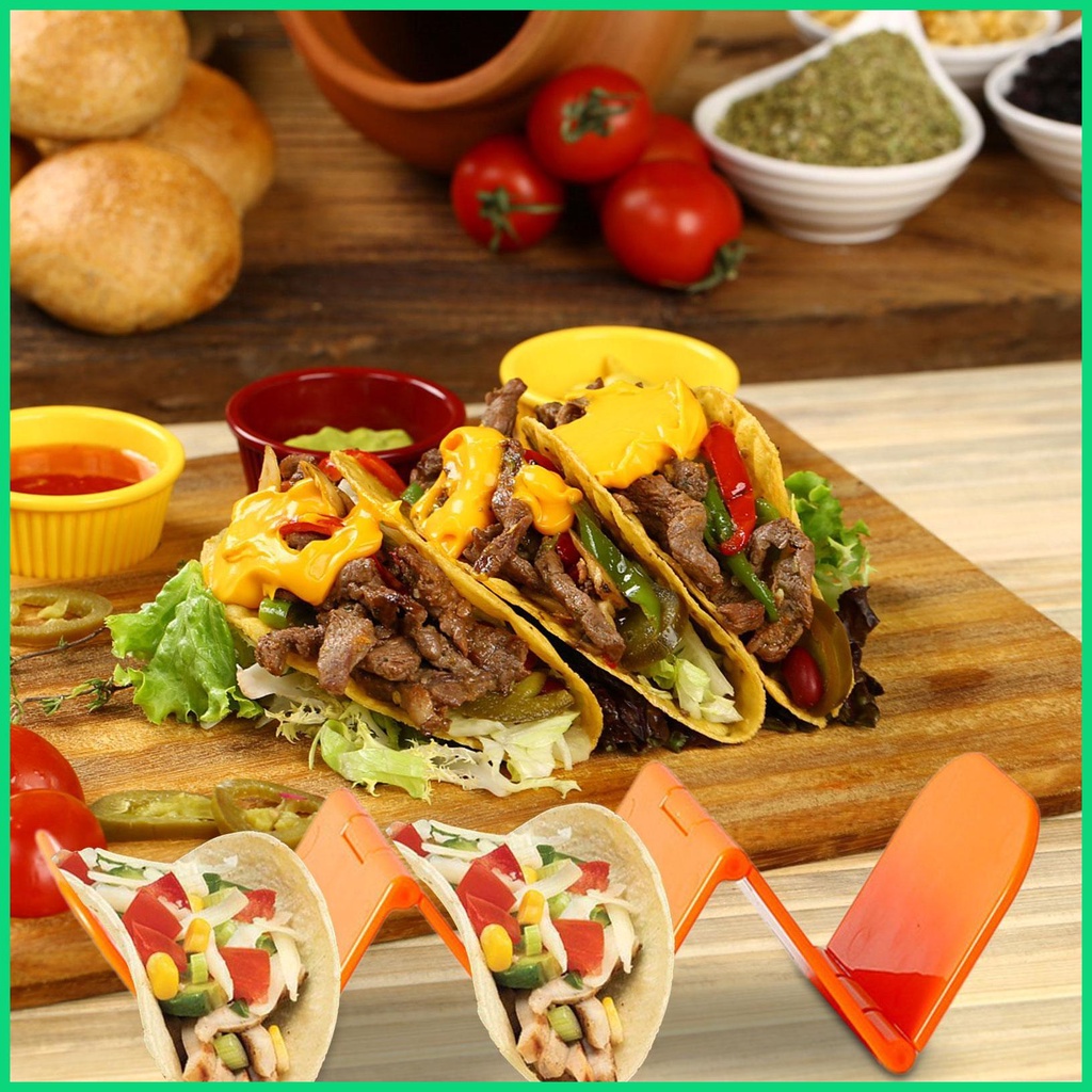 Giá Đỡ Bánh Kếp Taco Hình Tam Giác Từ 3 Hoặc 2 Tacos Mỗi Taco Jwvn