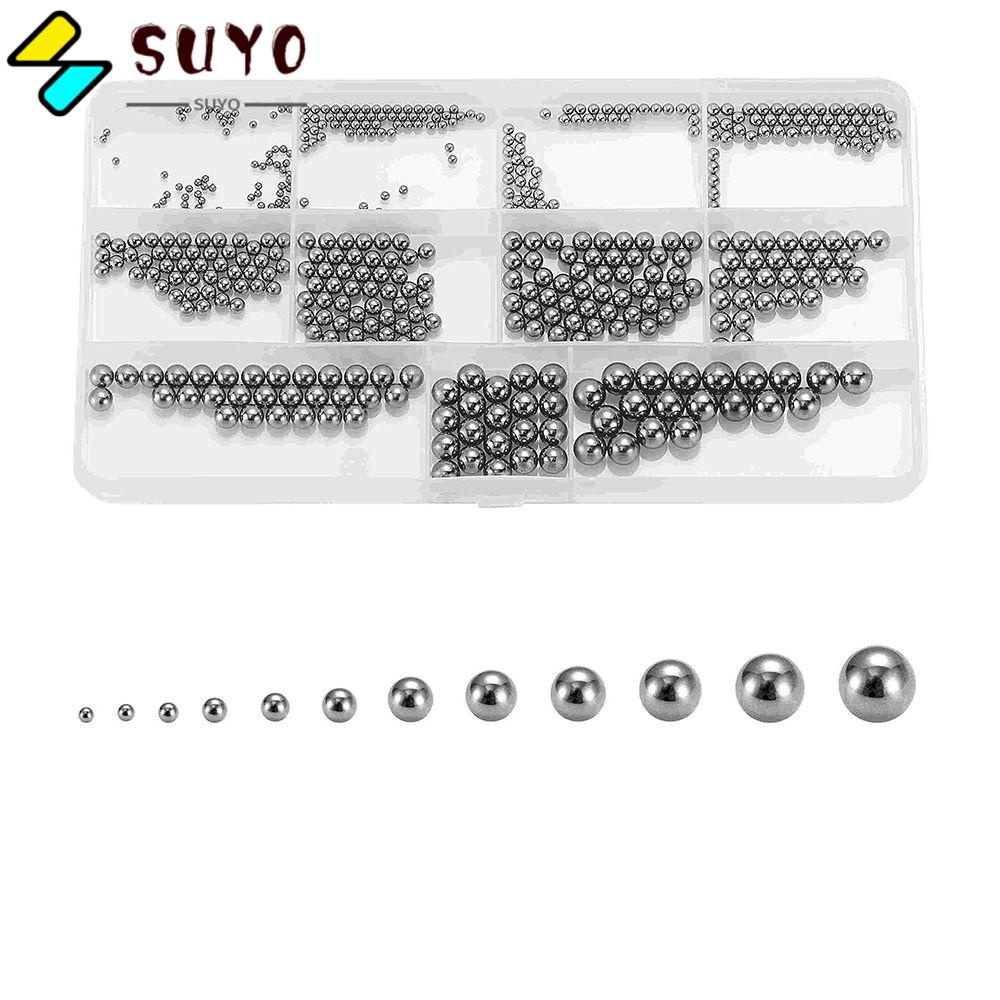 SUYO Bộ 510 Vòng Bi Thép Hợp Kim 11 Kích Thước 2-8MM Bền Bỉ