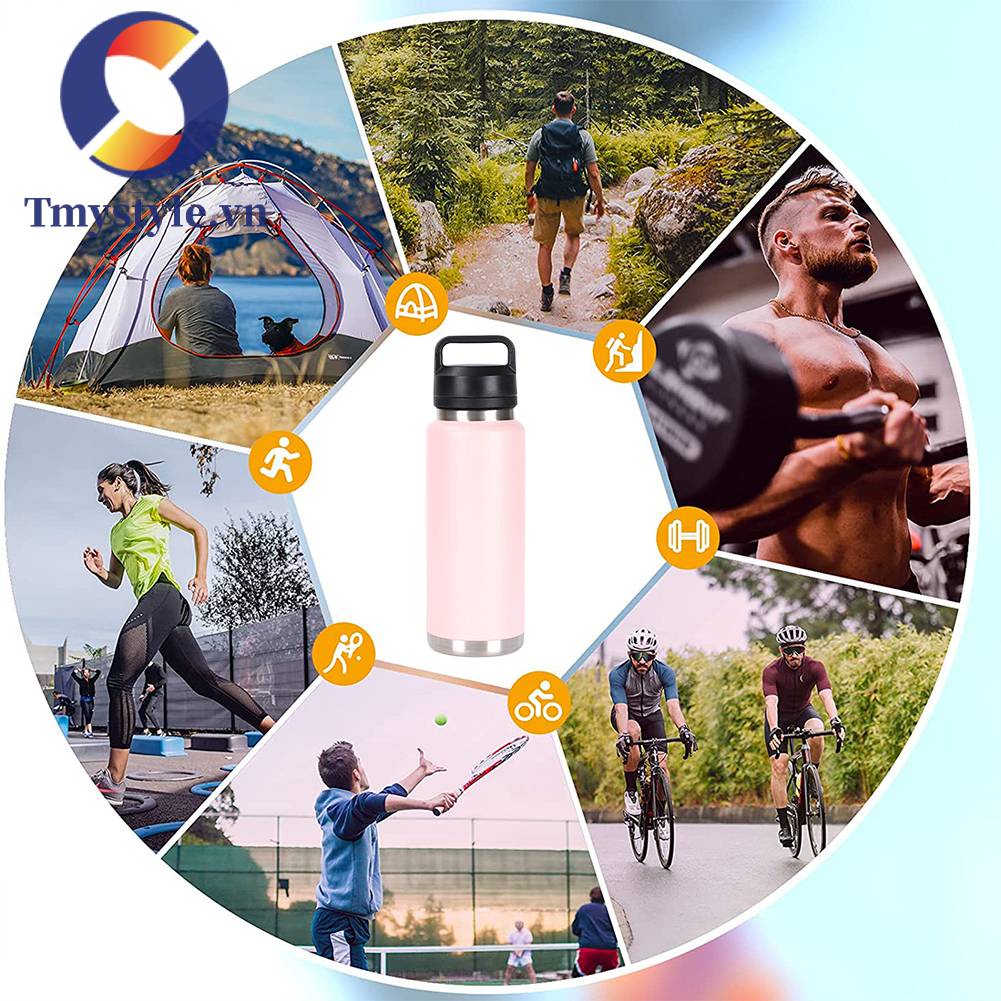 Bình Nước 1000ml Có Tay Cầm Tiện Lợi Cho Dã Ngoại