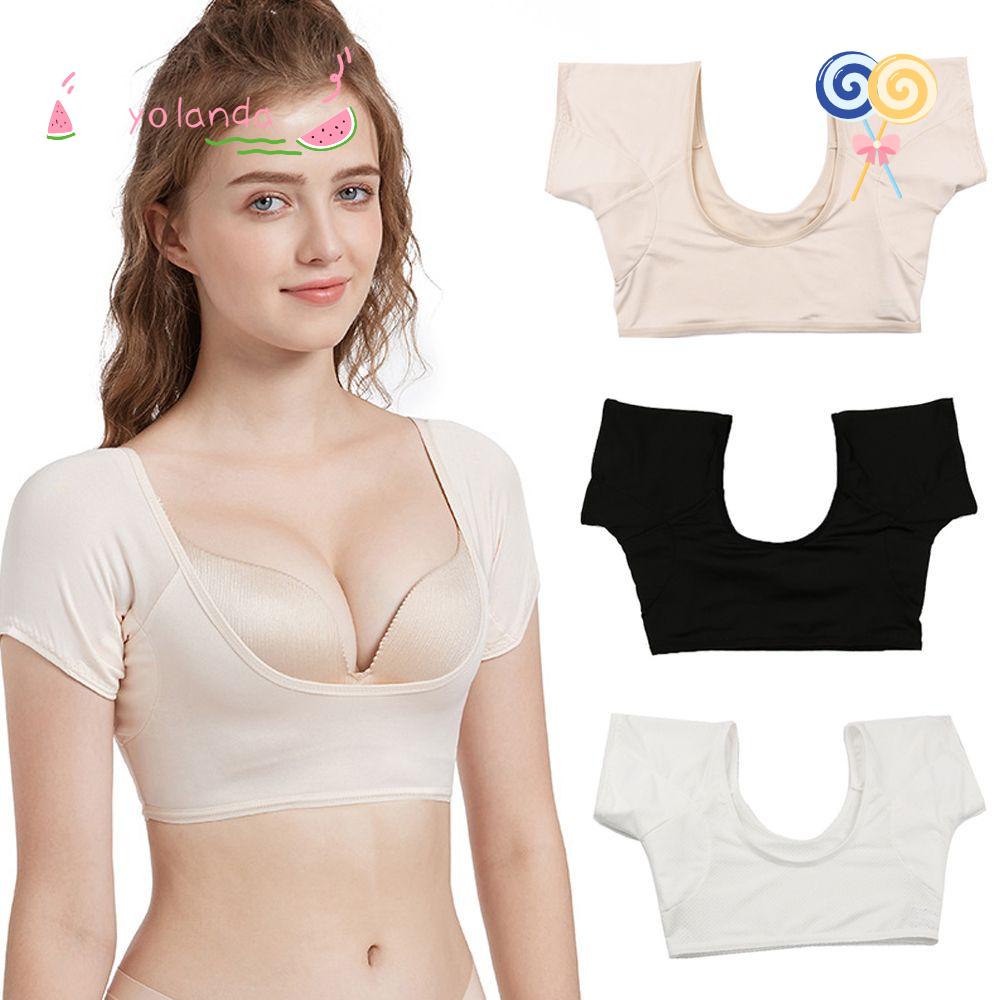 YOLA Đệm Thấm Hút Mồ Hôi Có Thể Giặt Sạch Cho Áo Thun Nữ