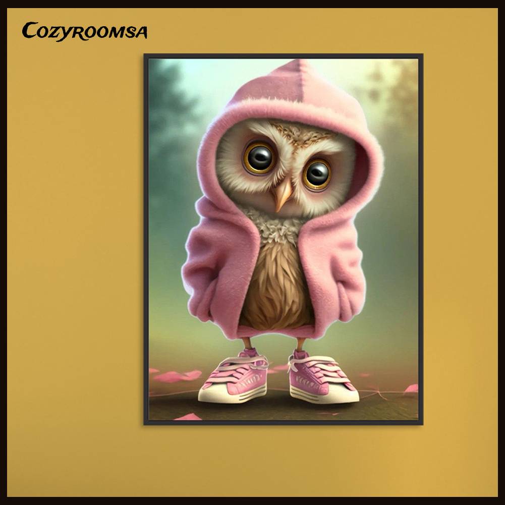 Bộ Tranh Đính Đá 5D Họa Tiết Hoạt Hình Dễ Thương Độc Đáo DIY Dùng Trang Trí