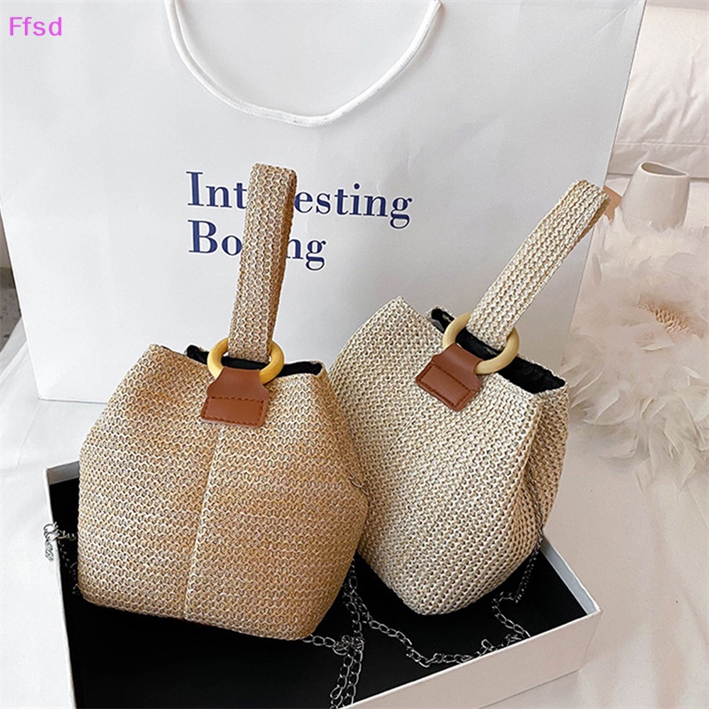 {Ffsd} Túi Đeo Chéo Dệt Nhẹ Nhàng Thanh Lịch Giản Dị Cho Nữ * Bán Chạy