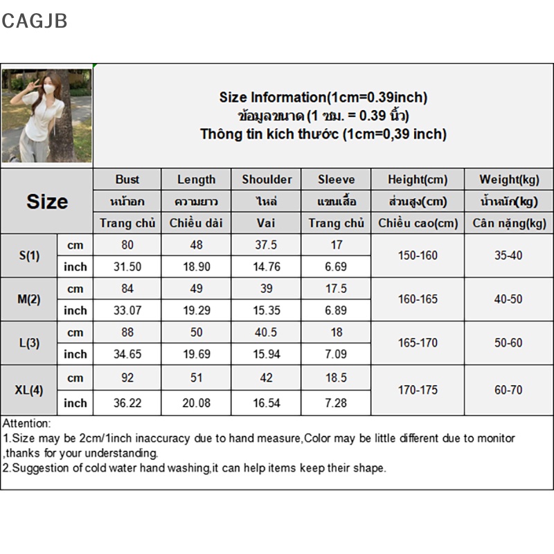 CAGJB Áo Thun Tay Ngắn Có Mũ Trùm Đầu Màu Sắc Đơn Giản Dành Cho Nữ