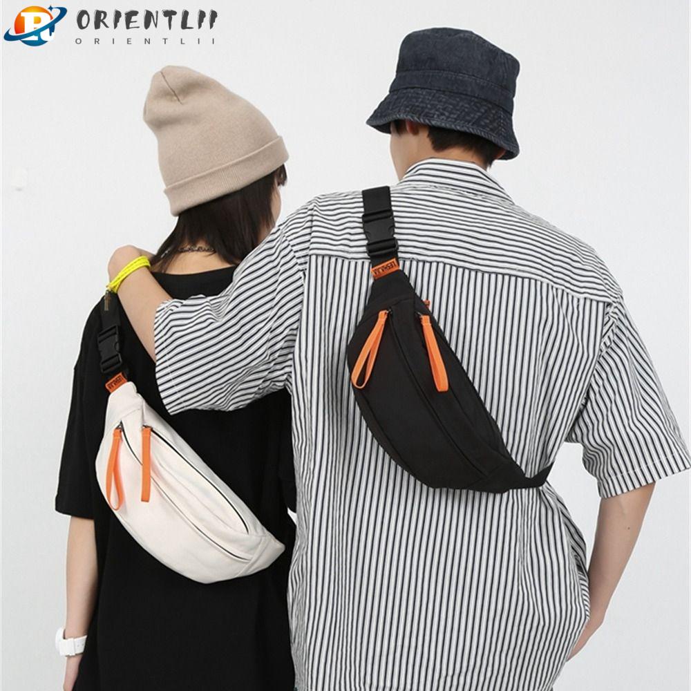 ORIENTLII Túi Đeo Chéo Ngực / Thắt Lưng Bằng Nylon Chống Nước Nhiều Màu Sắc Đa Dạng Thể Thao