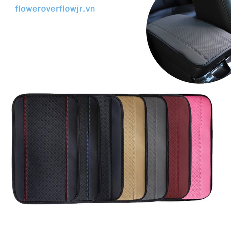 Đệm Da Sợi Carbon Lót Hộp Tỳ Tay Thông Dụng Cho Xe Hơi