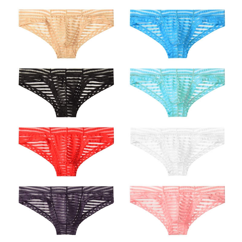 Quần Lót Boxer Nam Dạng Lưới Siêu Mỏng Thoáng Khí