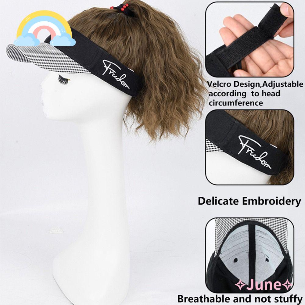 JUNE Bộ Tóc Giả Tự Nhiên Chịu Nhiệt Thời Trang