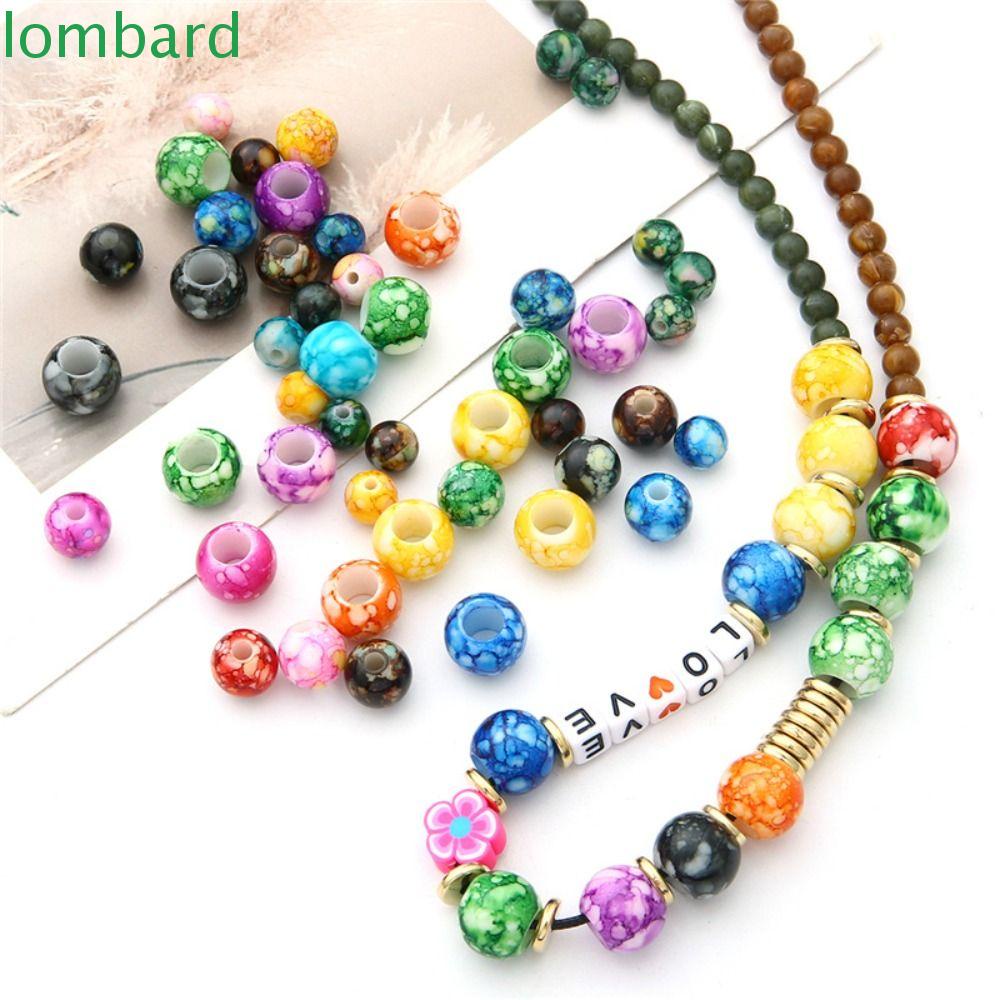 LOMBARD Bộ Hạt Acrylic Dùng Làm Trang Sức Thủ Công DIY