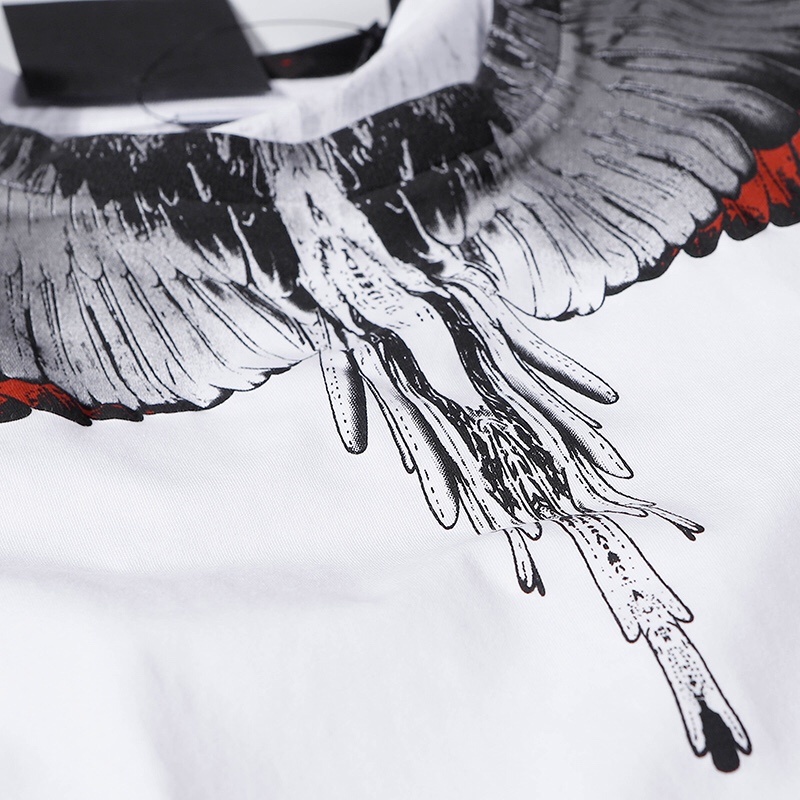 Ma-rc-lo- BEL-ONG Áo Thun Tay Ngắn Cánh Nhiều Màu Sắc Thời Trang Xu Hướng Đường Phố Chất Lượng Cao