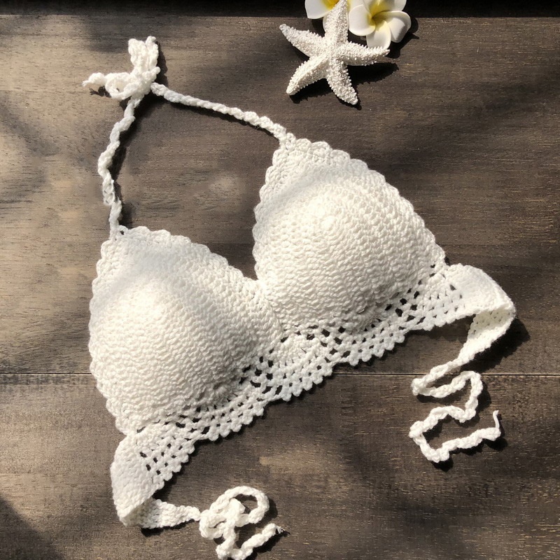 Áo Ngực Cotton Pha Thời Trang Đi Biển Mùa Hè Cho Nữ Hiện Có 6 Màu