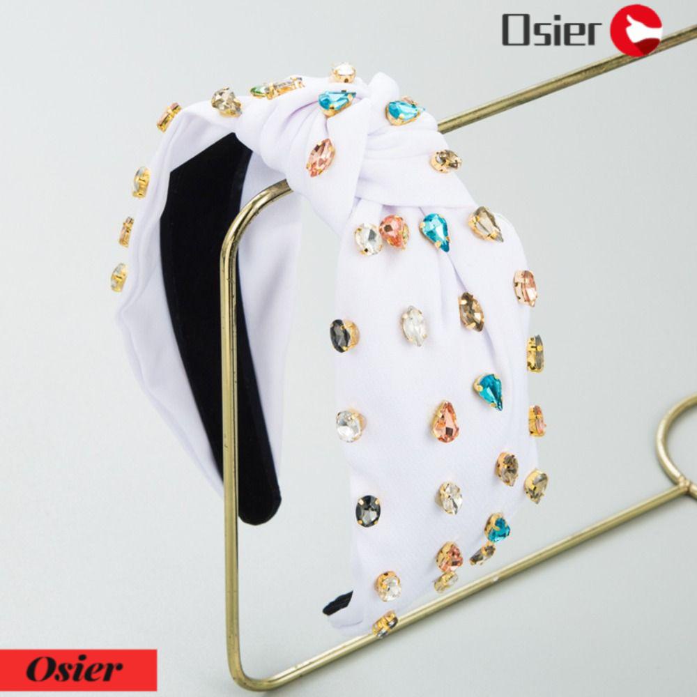 OSIER1 Băng Đô Vải Xếp Ly Thời Trang