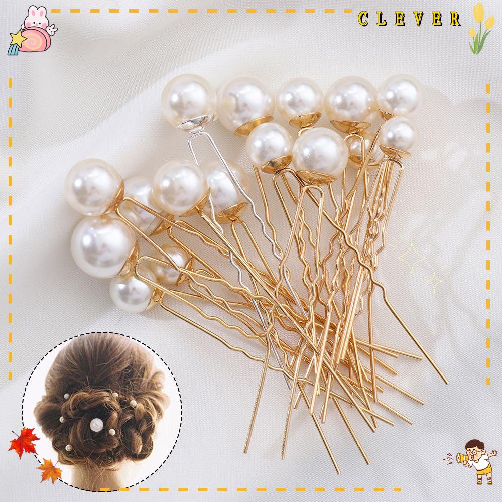 CLEVER Set 16 Kẹp Tóc Tạo Kiểu Thời Trang Cho Nữ