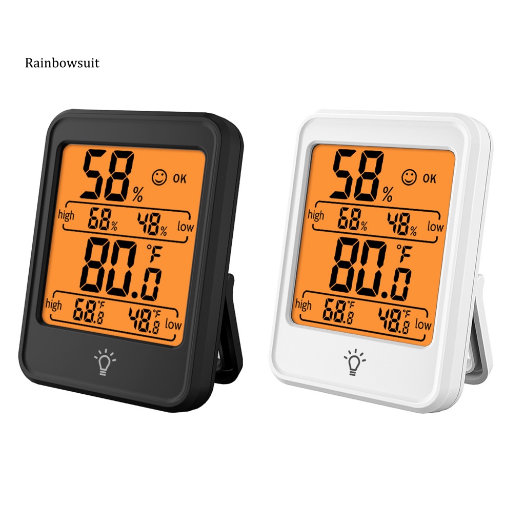 Đồng Hồ Đo Nhiệt Độ Và Độ Ẩm MC41 Màn Hình LCD Kỹ Thuật Số Có Đèn Nền Dành Cho Phòng Em Bé