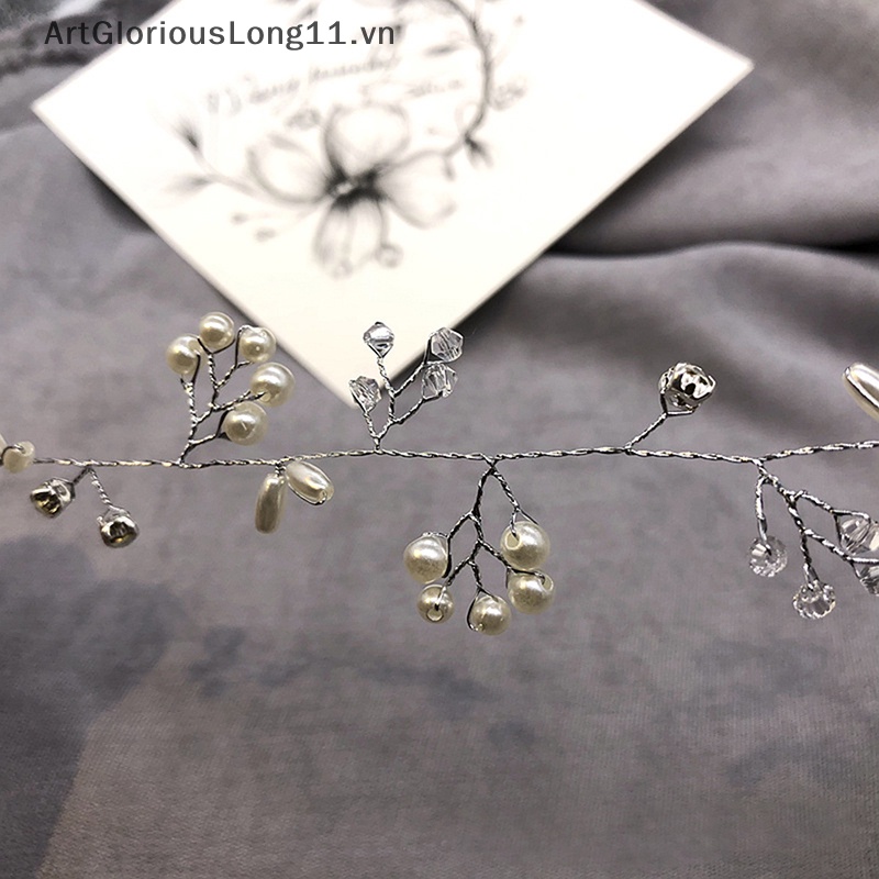 Cài Tóc Đính Hạt tiara Phụ Kiện Cô Dâu