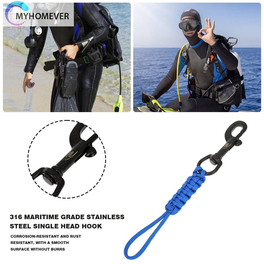 Móc Khóa An Toàn Bằng Thép Không Gỉ Bền Bỉ Dùng Khi Đi Lặn