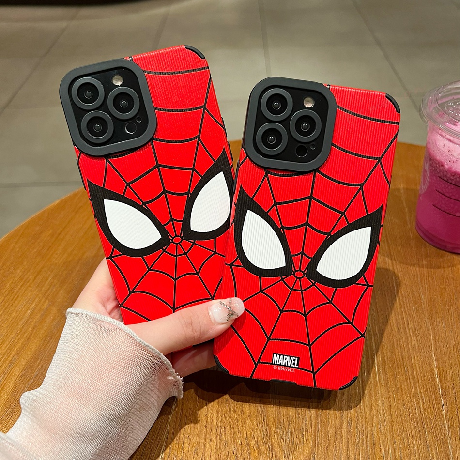 Ốp Điện Thoại Silicon Hình Người Nhện Cho IPhone 11 12 14 13 Pro MAX 7 8 Plus X XR XS MAX SE 2020 11Pro 12Pro 13Pro 14Plus