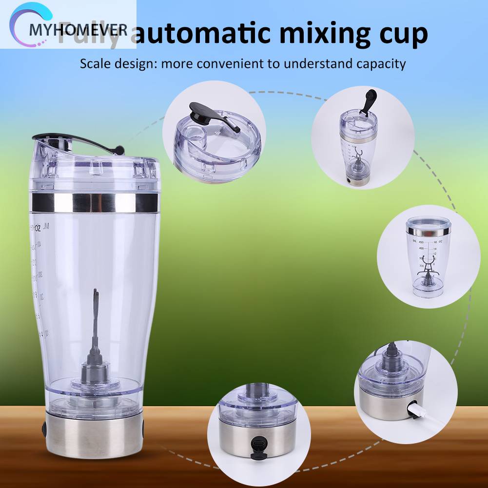 Bình Nước Điện 450ml / 600ml Có Thang Đo Tiện Lợi