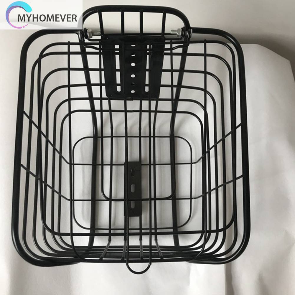 Giỏ Xe Đạp Bằng Kim Loại Có Vỏ Bọc Tiện Dụng