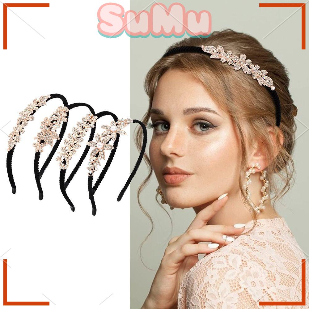 SUMU Cài Tóc Đính Đá Thời Trang Cho Cô Dâu