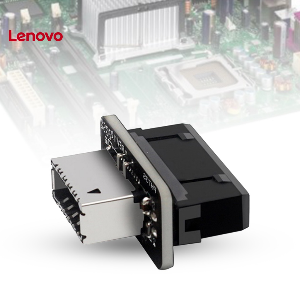 Đầu Chuyển Đổi USB 3.0 19P Sang Type E 90 Độ Chống Nhiễu Cho Máy Tính Thẻ