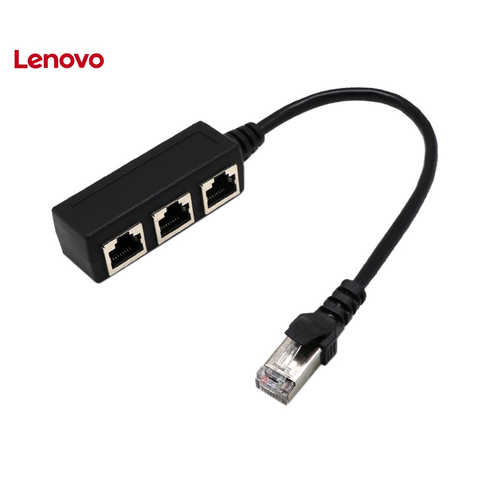 Dây Cáp Kết Nối Mạng LAN Ethernet RJ45 1 Đến 3 Chiều Bằng PVC Chống Mài Mòn