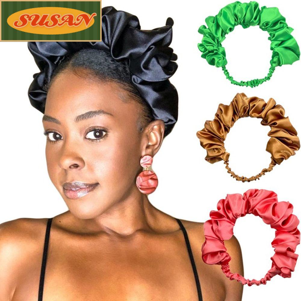 SUSANS Băng Đô Cài Tóc Bằng Satin Co Giãn Thời Trang Cho Nữ