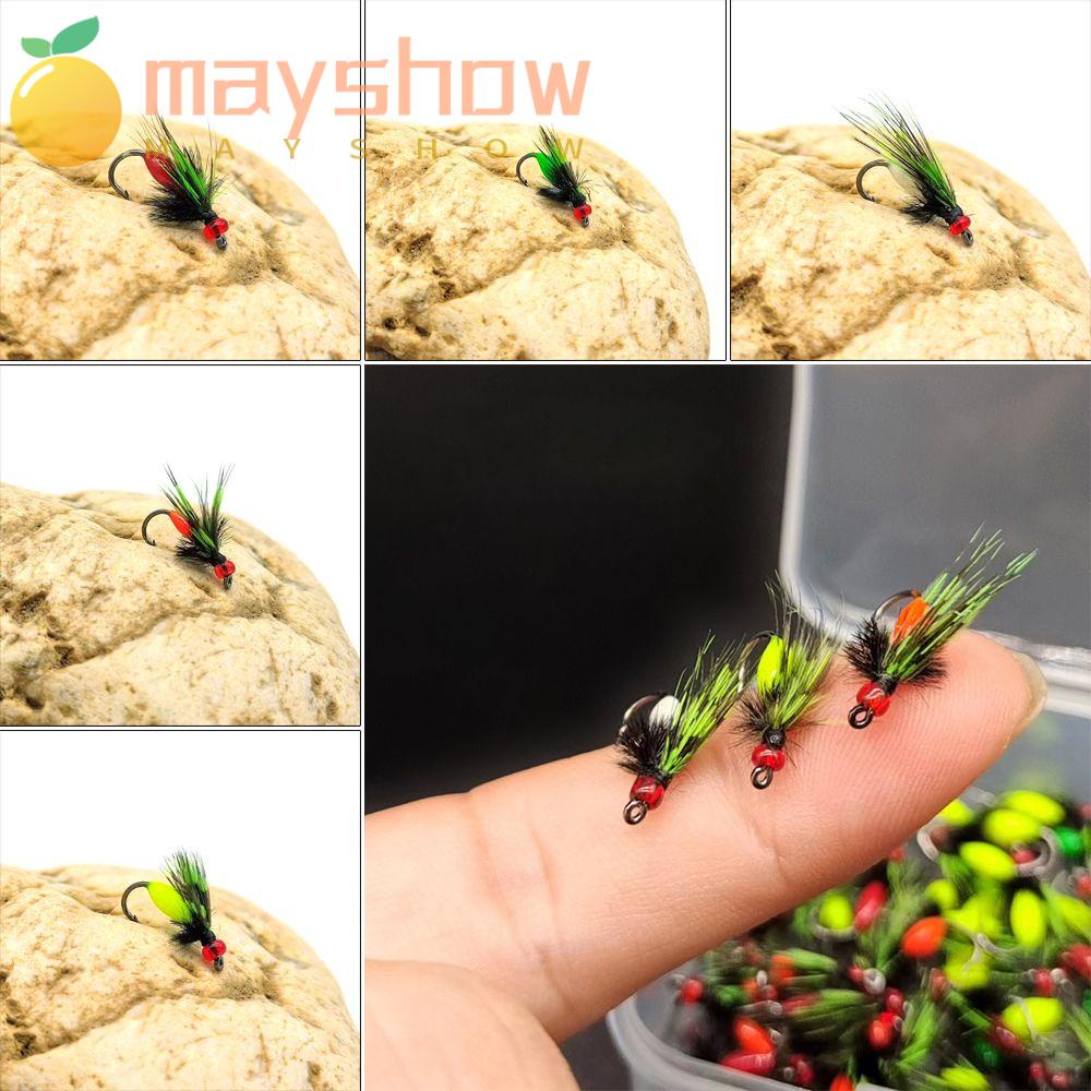 MAYSHOW Set 5 Lưỡi Câu Cá Bằng Thép Sắc Bén