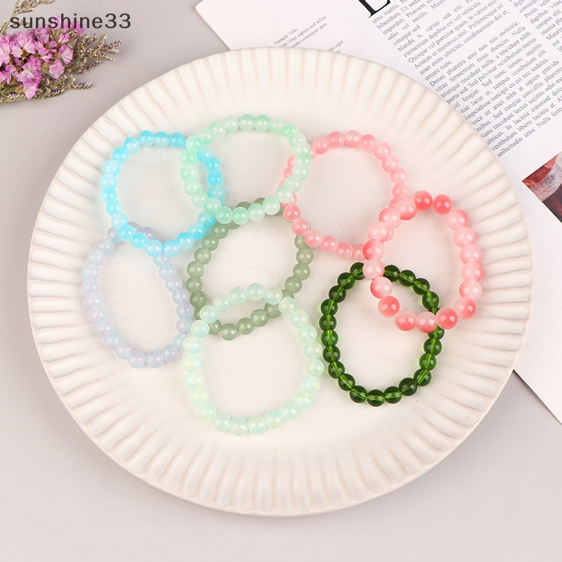 Vòng Tay Chuỗi Hạt Đá Tự Nhiên Nhiều Màu Thời Trang Cho Nữ