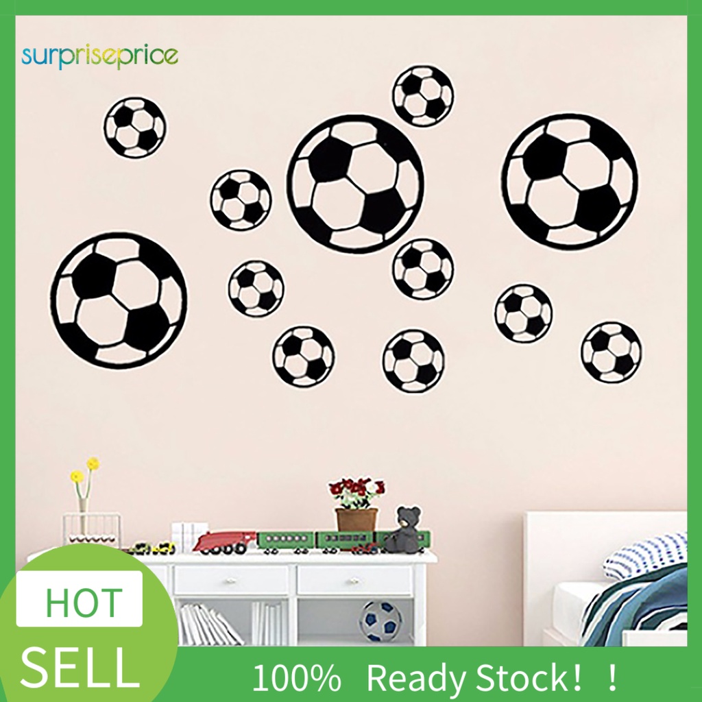 1 Miếng Dán Tường Trang Trí Hình Quả Bóng Đá Chống Nước
