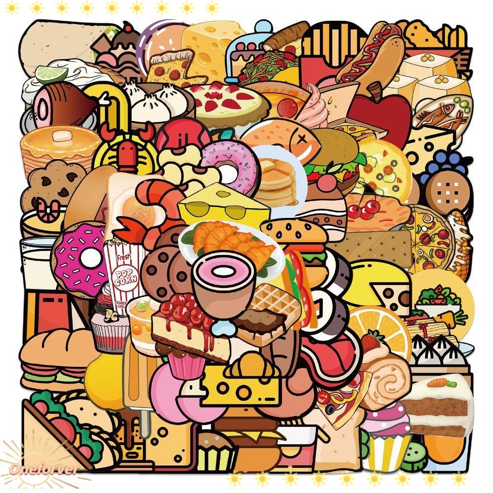 FOREVER Miếng Dán Trang Trí Vali Bằng PVC Chống Thấm Nước Họa Tiết Hoạt Hình Dễ Thương