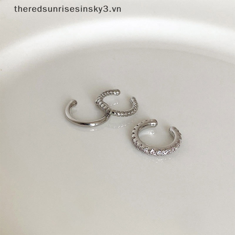 Bông Tai Dạng Kẹp Không Cần Xỏ Sụn Thời Trang Cho Nữ