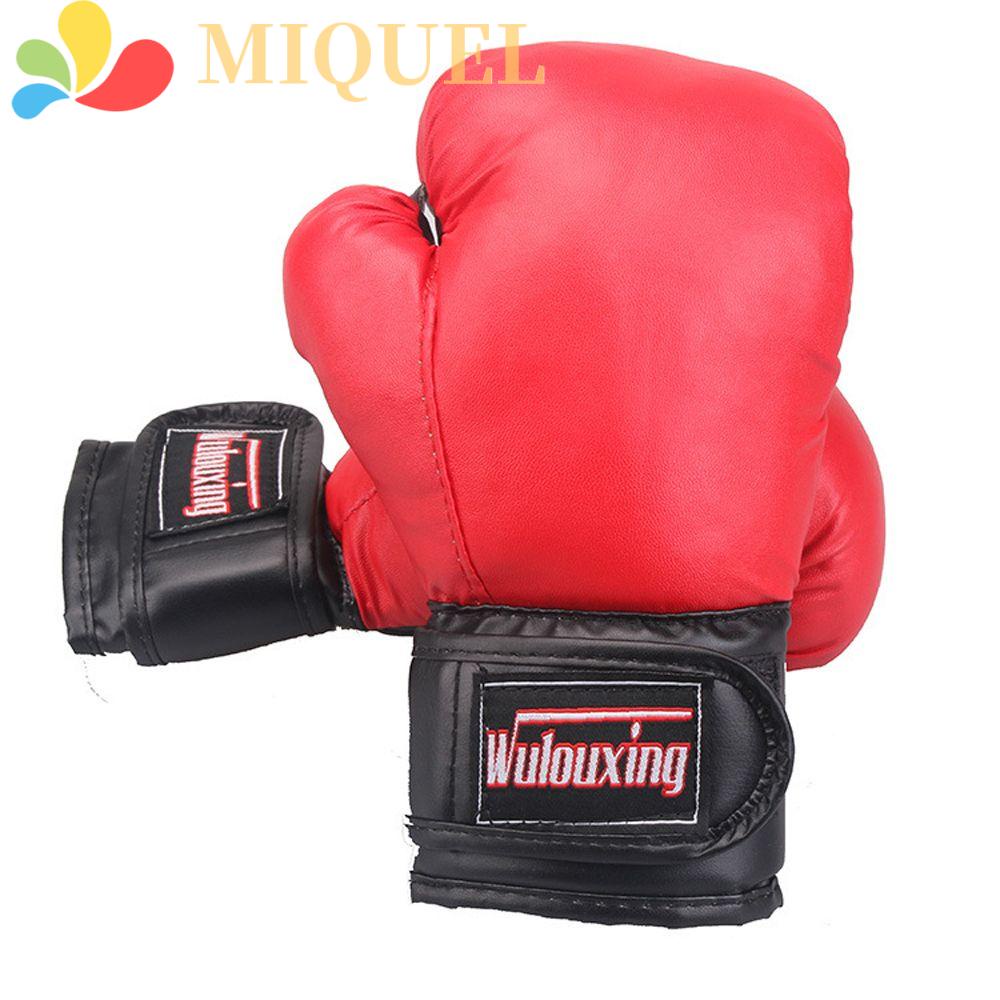 MIQUEL 1 Đôi Găng Tay Đấm Bốc Bằng Da PU Chuyên Nghiệp Cho Người Lớn / Trẻ Em