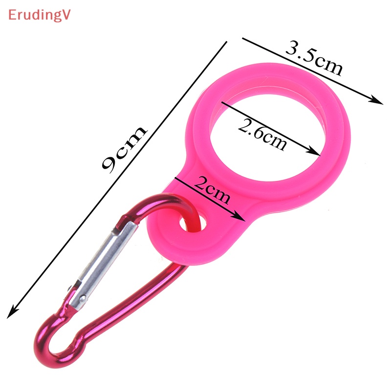 1 Móc Khóa Bình Nước Bằng Silicon Tiện Dụng Cho Các Hoạt Động Thể Thao Ngoài Trời